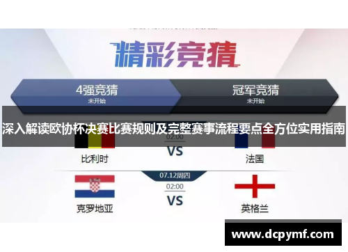 深入解读欧协杯决赛比赛规则及完整赛事流程要点全方位实用指南